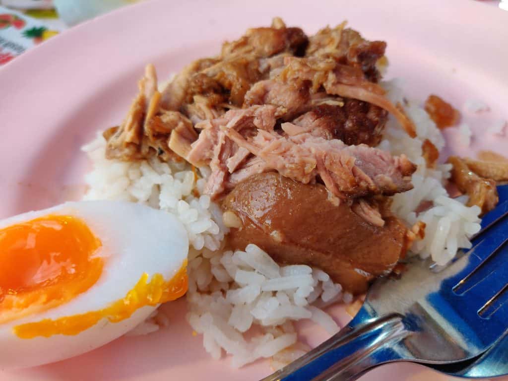 Cowgirl Lady pork and rice dish Chiang Mai