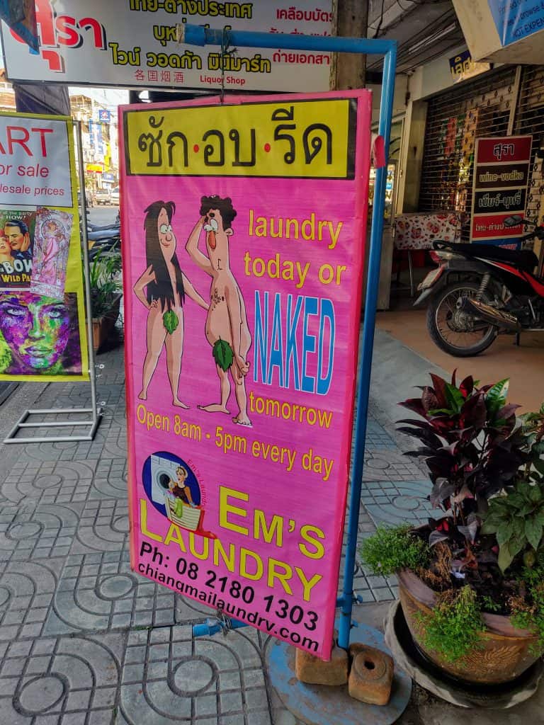 Em's laundry Chiang Mai