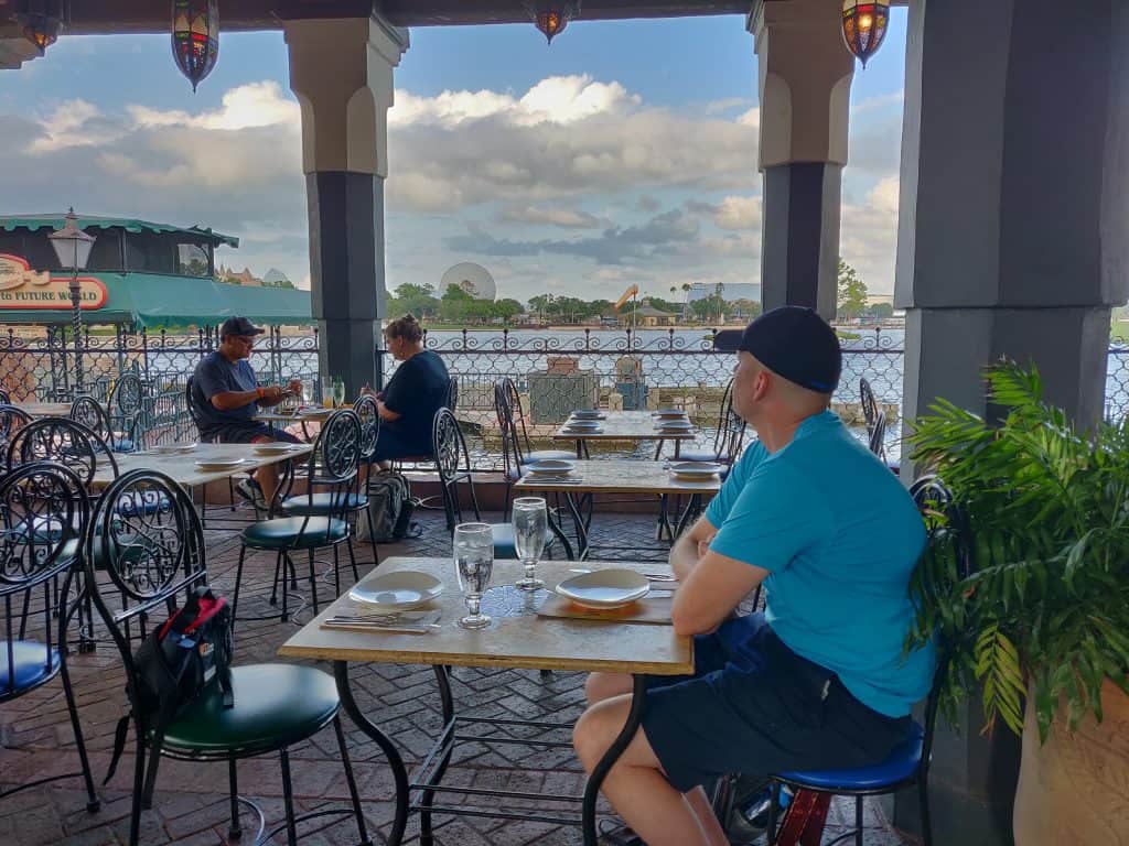 View from Spice Road Table Epcot