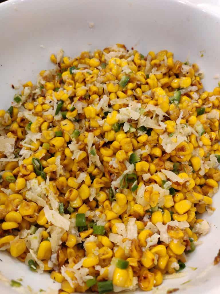 Roasted Corn with Manchego & Lime Recipe