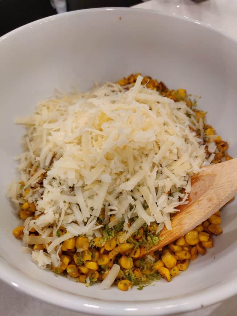 Roasted Corn with Manchego & Lime Recipe