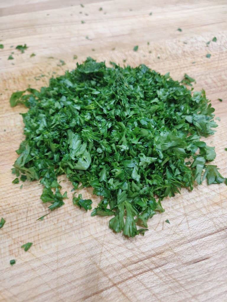 Chopped parsley