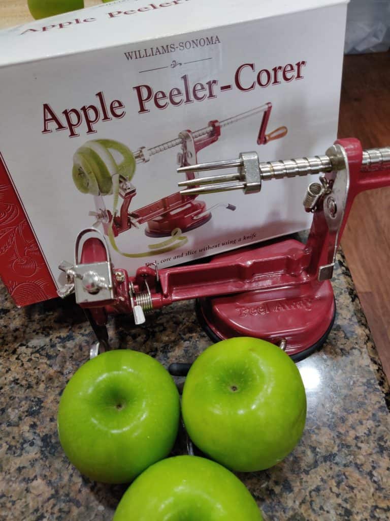 Apple Peeler on counter
