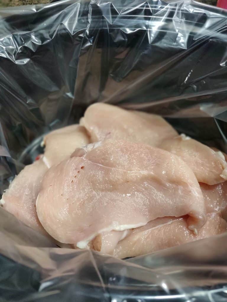 Chicken breasts in slow cooker