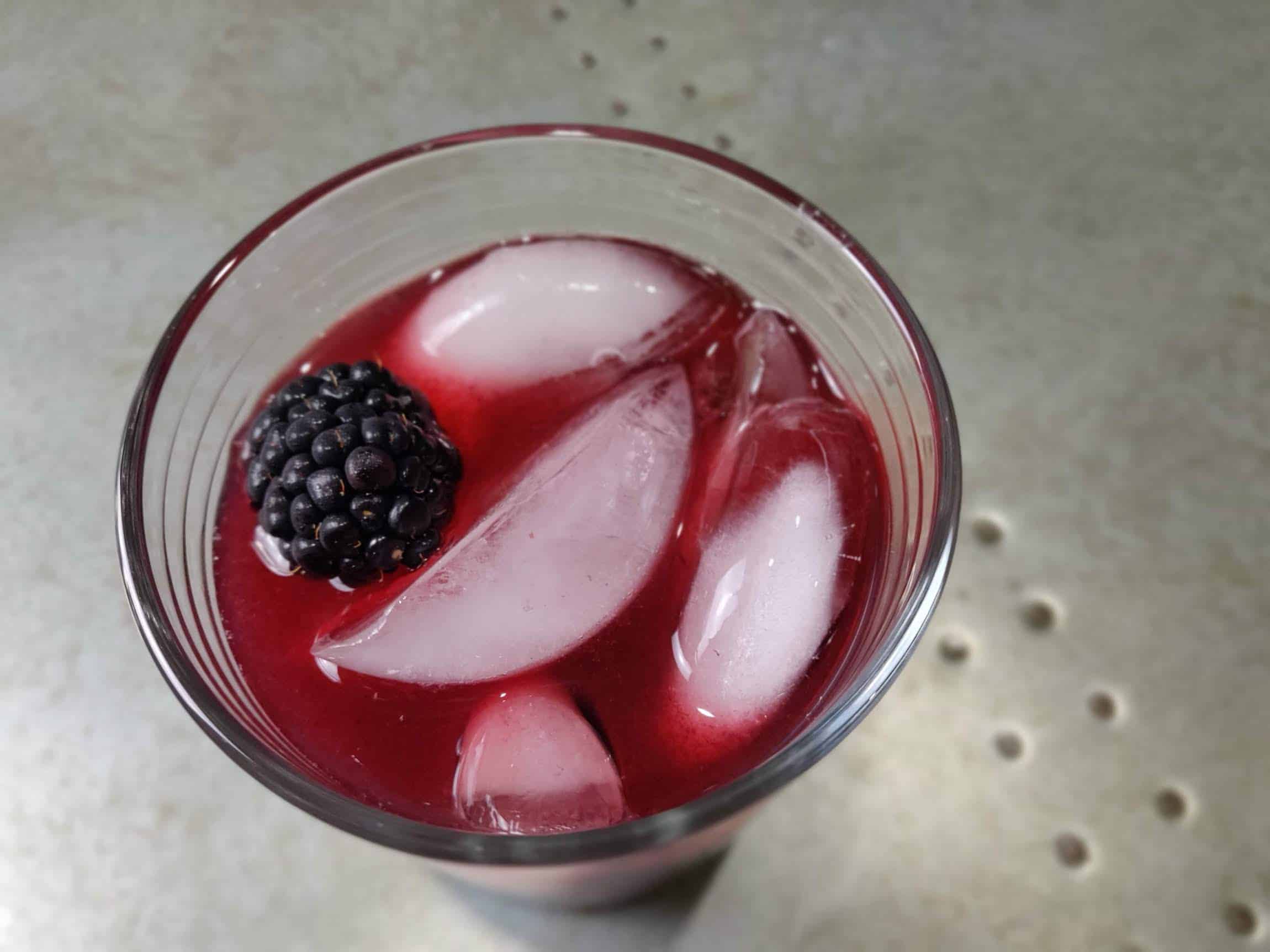 Blackberry Elderflower Cocktail