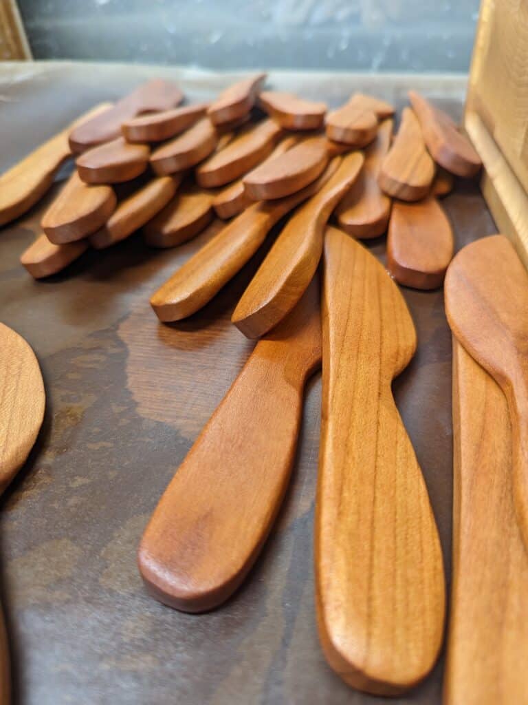Custom wooden knives
