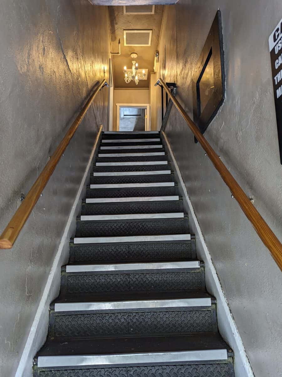 Stairway in the Haunted Burger